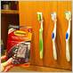 medicine cabinet toothbrush holder