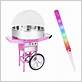 led candy floss machine