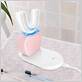 u shaped automatic 360 degree ultrasonic electric toothbrush