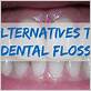 alternatives to dental floss
