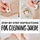 how to clean suede shoes with a toothbrush