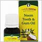 is neem oil good for gum disease