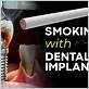 dental implant chewing tobacco