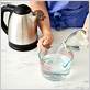 boil vinegar and water