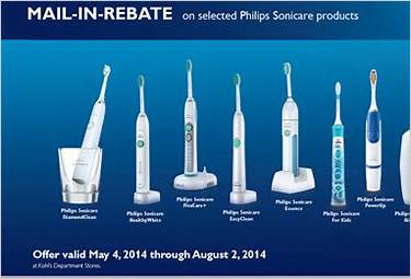 coupon for sonicare electric toothbrush