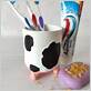 cow toothbrush holder