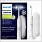 white philips electric toothbrush