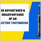 advantages and disadvantages of electric toothbrushes