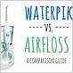 airfloss vs waterpik vs floss