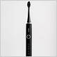 all black electric rubber toothbrush