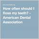 american dental association and flossing