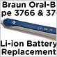 arc toothbrush battery replacement