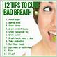 bad breath cure