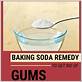 baking soda helps gum disease