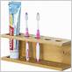 bamboo toothbrush holder set