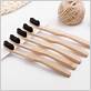 bamboo toothbrush with biodegradable bristles