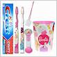 barbie toothbrush and toothpaste