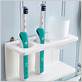 bathroom shelf for electric toothbrush covered