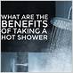 benefits to hot showers