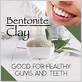 bentonite clay coconut oil gum disease