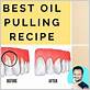 best oil oil pulling gum disease