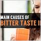 bitter taste in mouth gum disease