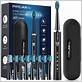 black electric toothbrush heads