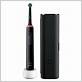 black electric toothbrush with case