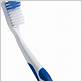 blue and white toothbrush