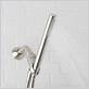 brushed nickel shower wand