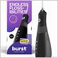 burst oral care water flosser