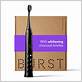 burst sonic electric toothbrush with charcoal toothbrush head