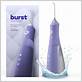 burst water flosser lavender