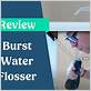 burst water flosser won't turn on