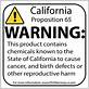 california proposition 65 waterpik