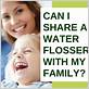 can a family share a water flosser