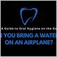 can i take my waterpik on a plane