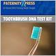 can i use a toothbrush for dna testing