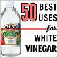 can i use white vinegar in my bath water