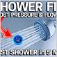 can shower head affect water pressure