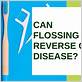 can water flossing reverse periodontitis