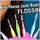 can waterflossing replace brushing