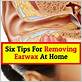 can you remove earwax with a waterpik