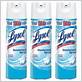 can you spray lysol on toothbrushes