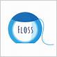 cartoon pictures of dental floss