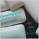 chewing gum for dental hygiene in hospitals