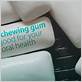 chewing gum good for dental health