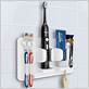 chrome wall mounted electric toothbrush holder