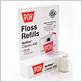 classic white nowax 3 x 100 yard dental floss refills