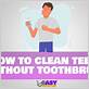 clean teeth without toothbrush